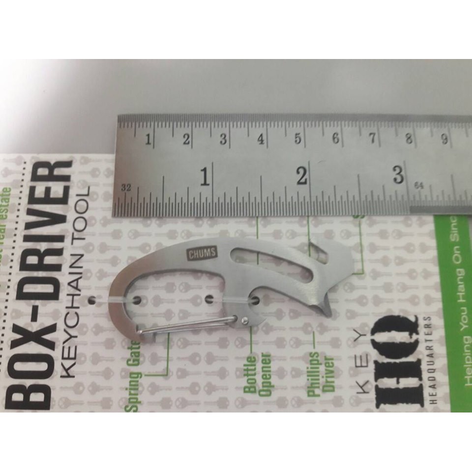 พวงกุญแจ Chums รุ่น Box-Driver Keychain Tool สแตนเลสทั้งชิ้น แบรนด์จาก ...