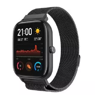 สายนาฬิกาข้อมือสเตนเลส สไล์มิลาน สำหรับ For Huami Amazfit GTS / GTS 4 3 2 2e 2mini / GTS 4 Mini