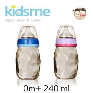 Kidsme PPSU Diamond Wide Neck Milk Bottle 0 m+ ขวดนมรุ่นไดมอนด์ขนาด 240 ml.