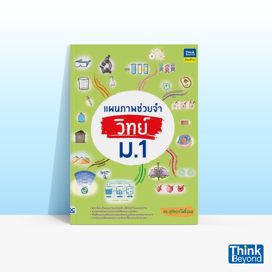 Thinkbeyond Book (ธิงค์บียอนด์ บุ๊คส์) หนังสือแผนภาพช่วยจำ วิทย์ ม.1 93308