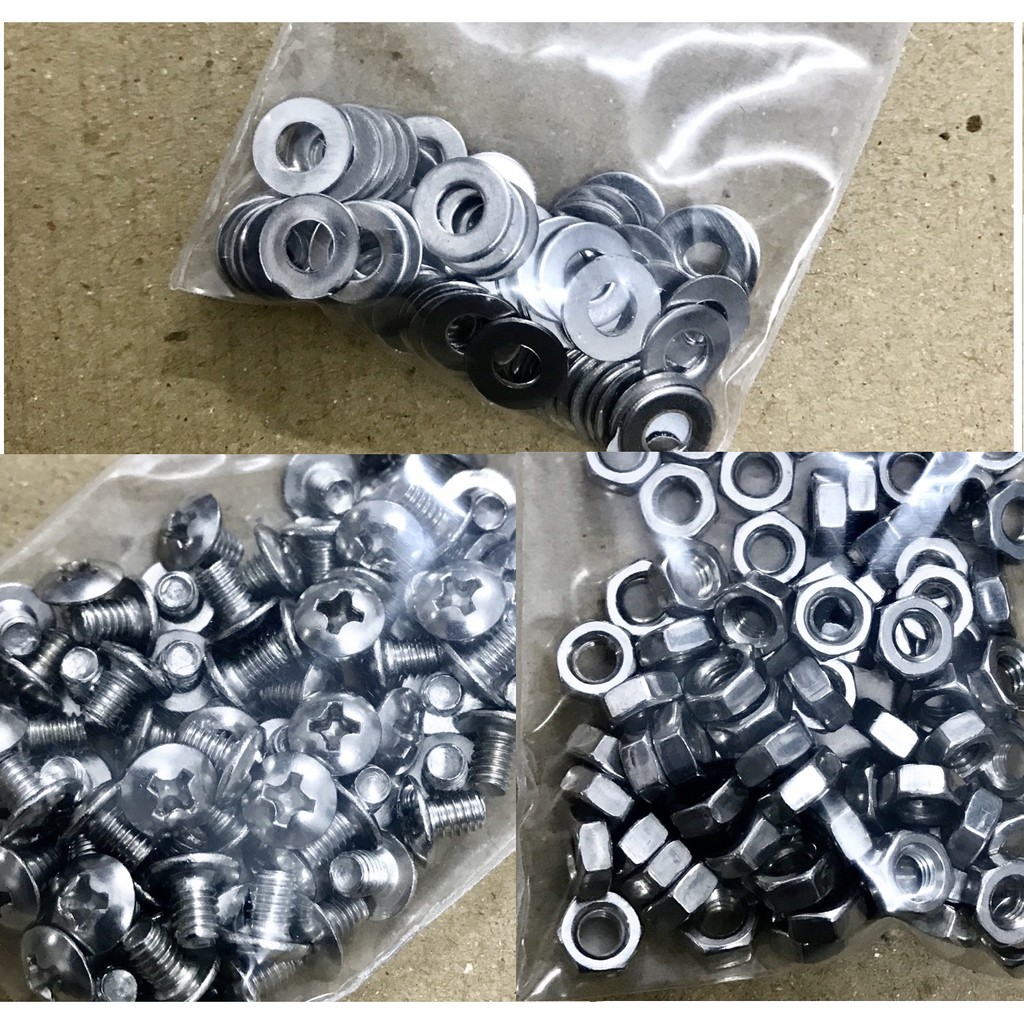 M4 สกรูสแตนเลสสําหรับ LifePO4 แบตเตอรี่เหล็ก 32650