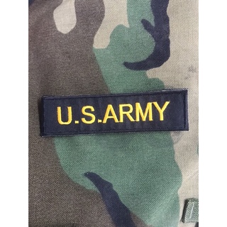 เครื่องหมาย US army.  ติดตีนตุ๊กแกมาเรียบร้อย  150 บาท