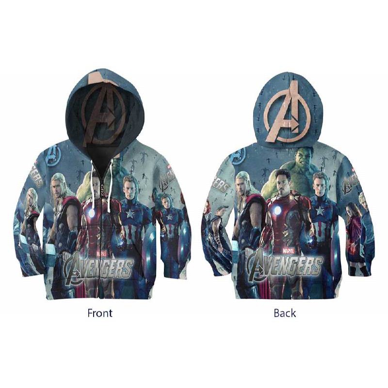 [Riashop] เสื้อแจ็คเก็ตเด็ก AVENGER | เสื้อแจ็คเก็ต AVENGER Marvel | เสื้อแจ็คเก็ตอเวนเจอร์