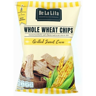 De La Lita Whole Wheat Chip รสข้าวโพดหวานย่าง 30 กรัม