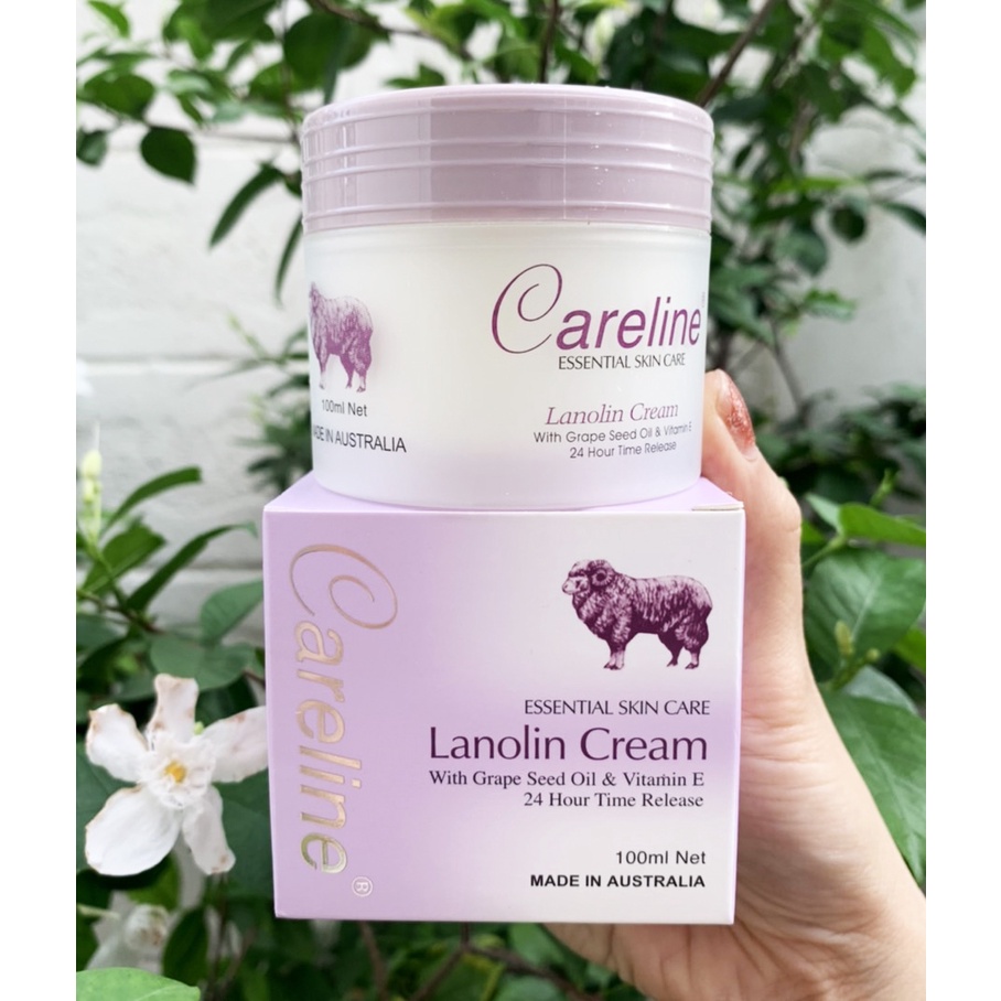 Careline Lanolin Cream 100ml. With Grape Seed Oil &amp; Vitamin E😎