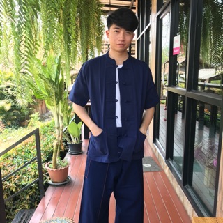 เสื้อผ้าฝ้ายผู้ชาย เสื้อพื้นเมืองชาย