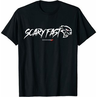 มาใหม่ เสื้อยืดลําลอง แขนสั้น พิมพ์ลาย Hellcat Scary Fast สําหรับผู้ชายสามารถปรับแต่งได้