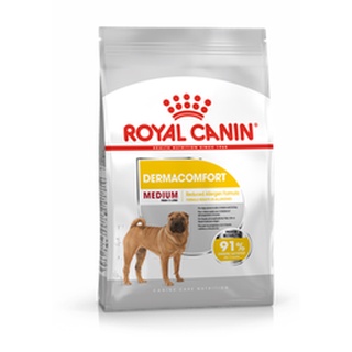 Royal Canin Medium Dermacomfort อาหารสำหรับสุนัขพันธุ์กลางผิวแพ้ง่าย อายุ1ปีขึ้นไป ขนาด 3 kg