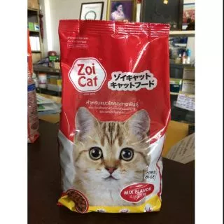[2แบบ] zoi cat Mix flavour zoicat อาหารแมว ชนิดเม็ด 1 กก.