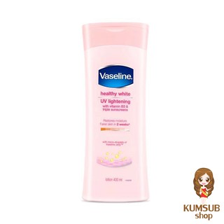 โลชั่นวาสลีน รุ่นผสมกันแดด 400ml. Vaseline