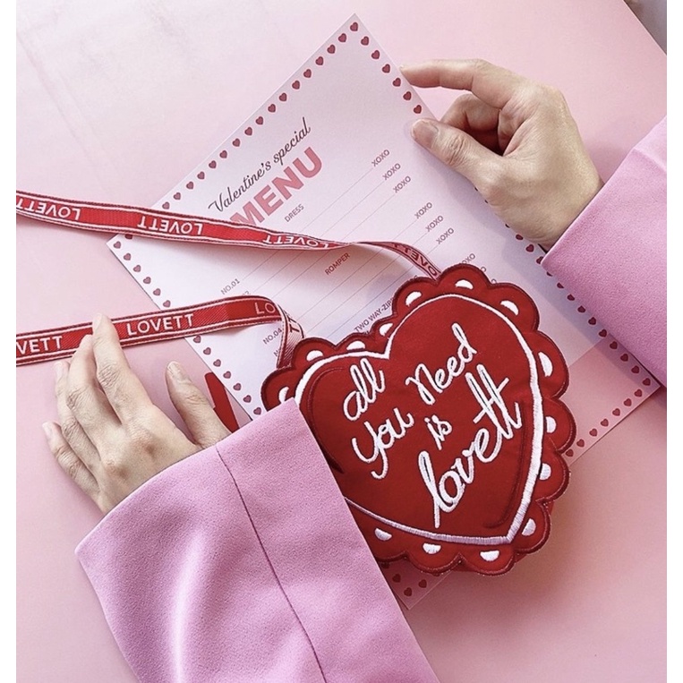 *พร้อมส่ง* BABYLOVETT Valentines วาเลนไทน์ กระเป๋า