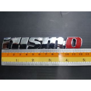 Logo Nismo ของรถ nissan งานเหล็ก 12.5×2cm