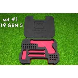 GLOCK 19 GLOCK 26 และ SIG SAUER P365 โฟม EVA ตัดเข้ารูปกล่องเดิม (มีสินค้าพร้อมส่งในไทย)