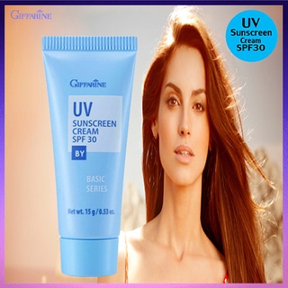 GiffarineครีมกันแดดSPF30ปกป้องผิวหน้าจากรังสีUVA,UVB/1หลอด/รหัส10101/15กรัม💰M97n