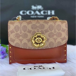 coachงานช้อปแท้💯 Coach 30592 Parker 18 Crossbody in signature canvas