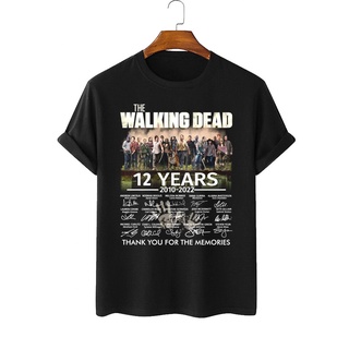 เสื้อยืดผ้าฝ้าย เสื้อยืด ลาย The Walking Dead ครบรอบ 12 ปี 2012-2022