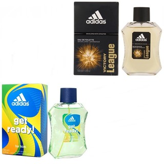 Adidas Get Ready for Men EDT 100 ml. +Adidas Victory League For men 100ml.