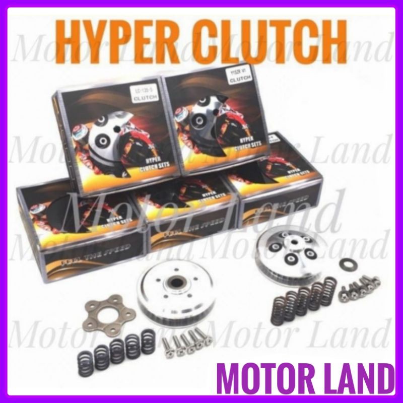 HONDA RS150 / YAMAHA Y15ZR V1 / LC135 4 SPEED 5 SPEED / SRL115FI SRL115 FI RACING HYPER CLUTCH SET