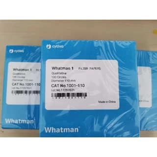 กระดาษกรอง​Whatman​ เบอร์​1​เส้นผ่าศูนย์กลาง110มม.