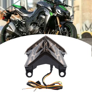 [คลังสินค้าใส]ไฟท้าย Led ไฟเลี้ยวสําหรับรถจักรยานยนต์ Kawasaki Z800 2013 2014