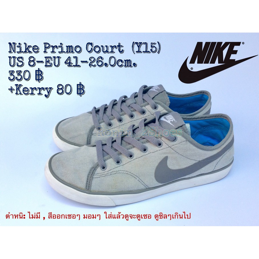 Nike Primo Court Canvas (41-26.0)  รองเท้ามือสองของแท้