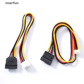 [ITFUN] อะแดปเตอร์สายเคเบิลฮาร์ดไดรฟ์ SATA 15 Pin Female To 4 Pin Female FDD Floppy