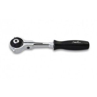 DEEN NO.DNR2F-06 Ratchet Swivel 1/4sq. Round Head (72Teeth) 155mm.Factory Gear By Gear Garage