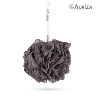 ใยขัดผสม Antibac!! Auriza Black Charcoal Bath Lilly ใยขัดผิวสำหรับอาบน้ำ