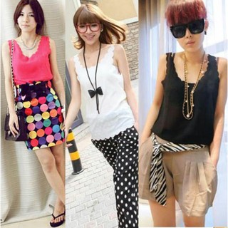 **พร้อมส่ง** เสื้อกล้ามผ้าชีฟอง