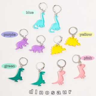 Dinosaur Drop Earrings ต่างหูไดโนเสาร์อคริลิค