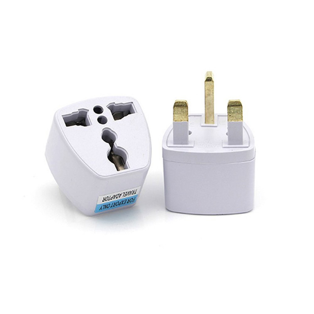 International 3 Plug Adaptor 2 Pin US EU Multi Pin To 3 Pin Plug/Socket/Adapter