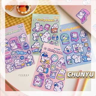 CHUNYU สติ๊กเกอร์น่ารักๆ สำหรับติดเคสมือถือ สมุดโน๊ต S08