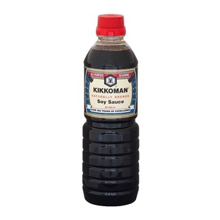 Kikkoman Soy Sauce คิคโคแมน ซอสถั่วเหลือง โชยุ 600 มล.ซอสถั่วเหลือง ญี่ปุ่น