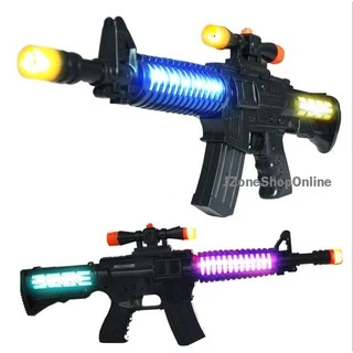 ปืนของเล่น ปืนM16 มีเสียงมีไฟ กระบอกใหญ่ ของเล่น สำหรับเด็ก มีสินค้าพร้อมจัดส่ง