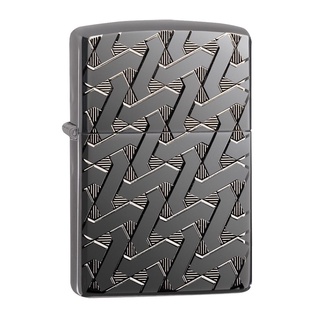 Zippo ไฟแช็กรุ่น 49173 Armor Geometric Weave ของแท้ รับประกันตลอดชีวิต นำเข้าและจำหน่ายโดยตัวแทนจำหน่าย