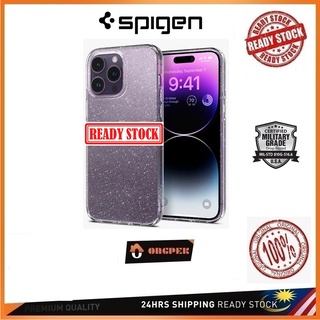 Spigen เคสโทรศัพท์มือถือ ประดับกลิตเตอร์คริสตัลเหลว สําหรับ IPHONE 13 14 Mini Pro Max IPHONE13 IPHONE14 Plus Mini Pro Max