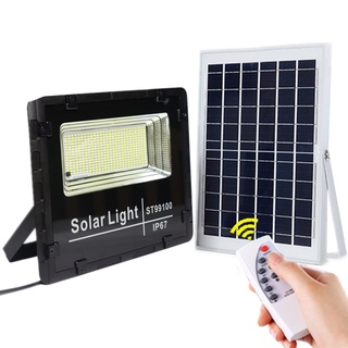 SOTEN ไฟโซล่าเซล สปอตไลท์ 100W  Solar Light LED แบตเตอรี่ 100mAH