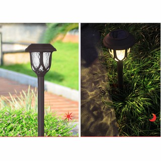 LG-15  ไฟเหลือง ไฟปักสนาม  Solar light 1LED ใช้ในสวน  *