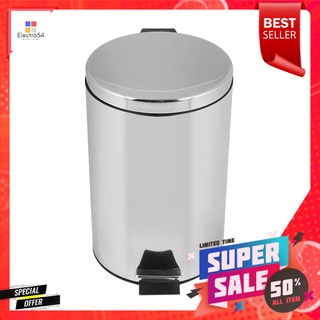 ถังขยะเหยียบกลม ACCO HP-007 ขนาด 12L สีเงินROUND DUSTBIN PEDAL ACCO HP-007 12L SILVER