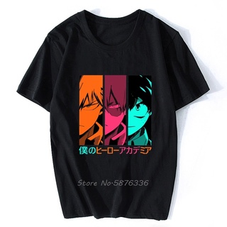 เสื้อยืด พิมพ์ลายอนิเมะ My Hero Academia Boku No Hero Academia สําหรับผู้ชาย