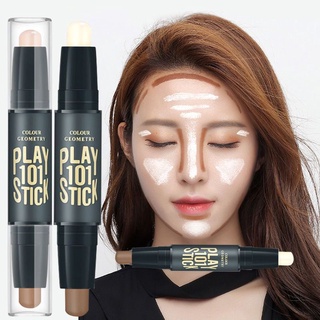 Concealer คอนซีลเลอร์ คอนทัวร์ แบบแท่งยาว คอนซิลเลอร์สองหัว สองสี เพิ่มความสว่าง แต่งเงาจมูก คอนทัวร์