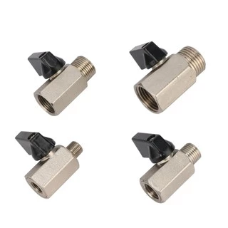 1/8" 1/4 "3/8" 1/2 "BSP เกลียวมินิทองเหลืองบอลวาล์วเครื่องอัดอากาศวาล์วสําหรับ Air, น้ํามันและน้ํา