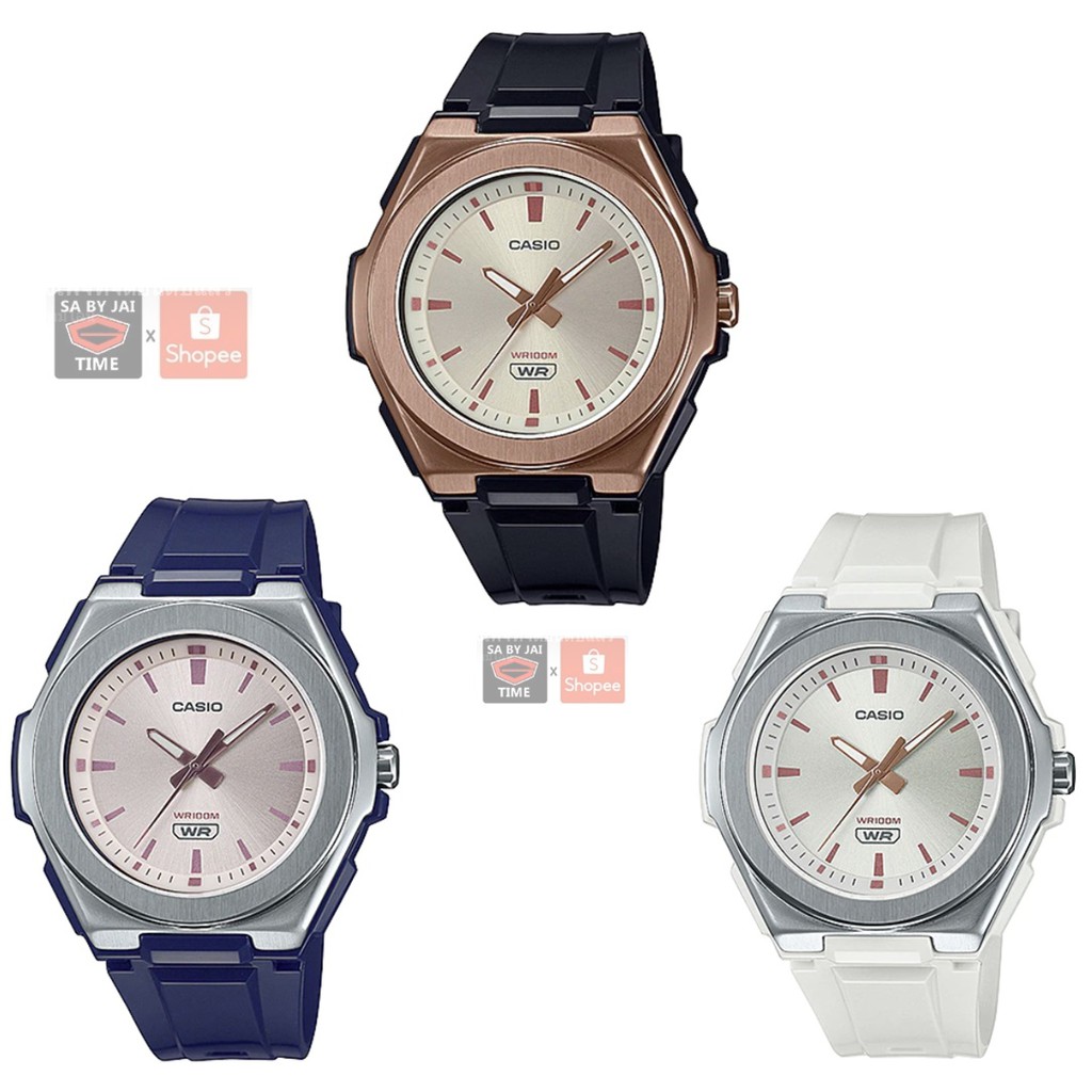 New Casio Lady LWA-300H  LWA-300 LWA-300HRG รับประกัน 1 ปี U6RK