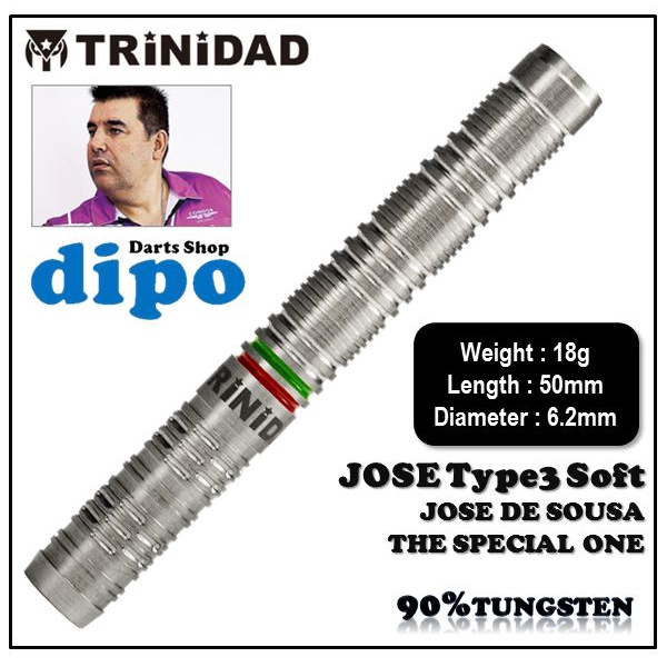 TRiNiDAD Soft Darts - PRO JOSE Type3 ( รุ่น Jose De Sousa )