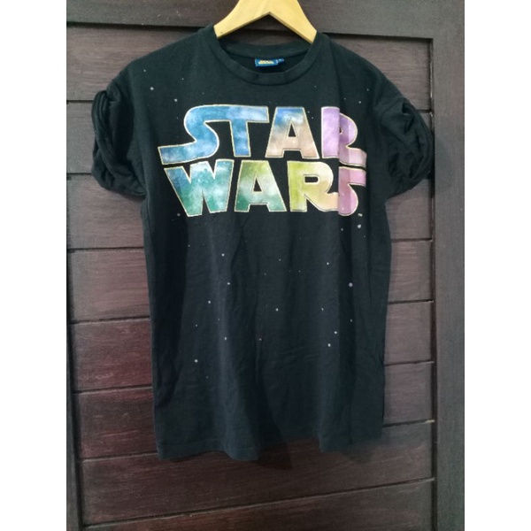 Star wars T Shirt 825.ท็อปส์ซูผู้หญิงแบรนด์ที่สองเสื้อผ้าวัยรุ่น trift preloved