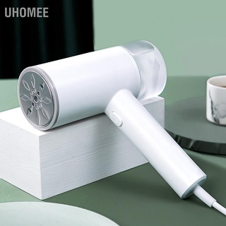 Uhomee เตารีดไฟฟ้า ขนาดเล็ก แบบพกพา ปลั๊ก Cn 220V สําหรับหอพัก บ้าน