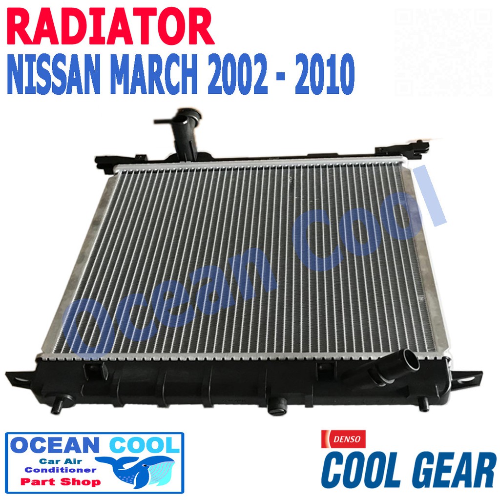หม้อน้ำ นิสสัน มาร์ช - อัลเมร่า 2002 - 2010 RD0026 เกียร์ ธรรมดา , ออโต้ Cool Gear 261470-0230 Radiator Nissan March