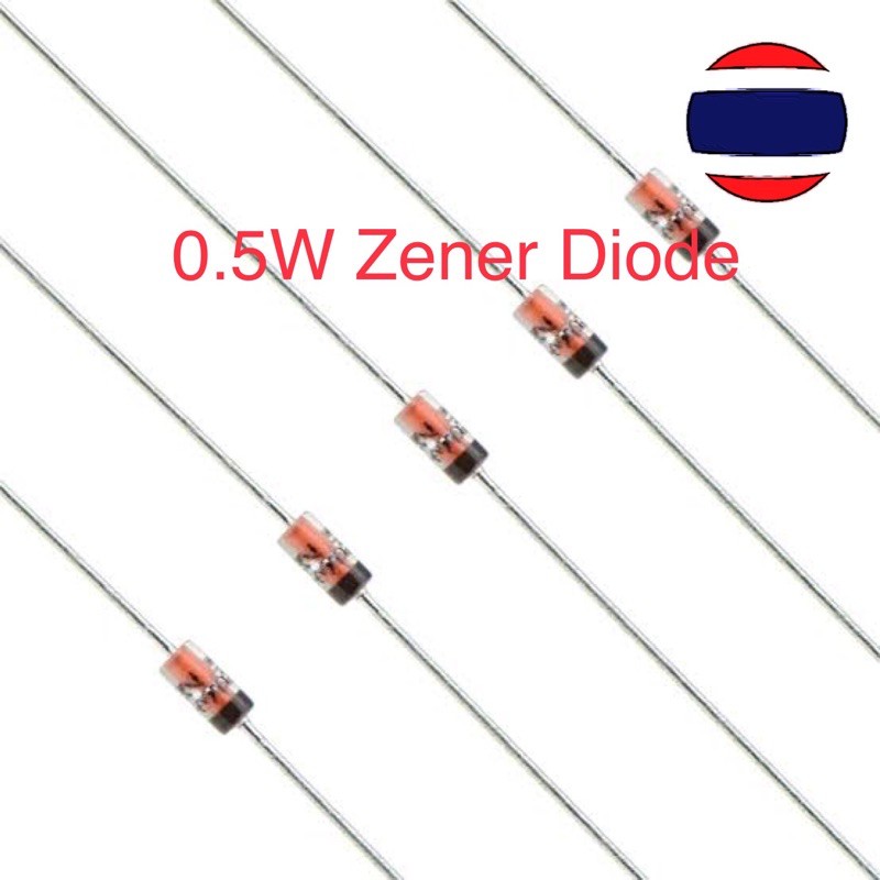 10pcs 0.5W Zener diode DO-35 1/2W BZX55C 2.4V -10V
