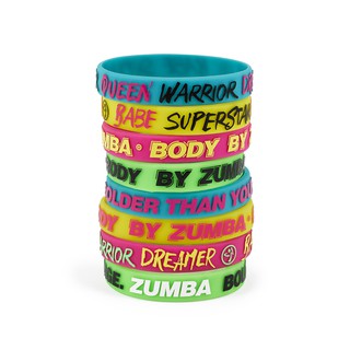 Zumba Glow Rubber Bracelets 8 PK (กำไลยางออกกำลังกายซุมบ้า)