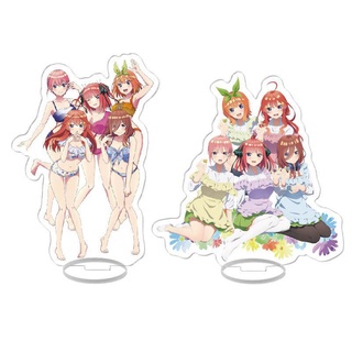 โมเดลฟิกเกอร์อะคริลิค The Quintessential Quintuplets Miku Nino Yotsuba Itsuki 5 Toubun No Hanayome สําหรับเก็บสะสม